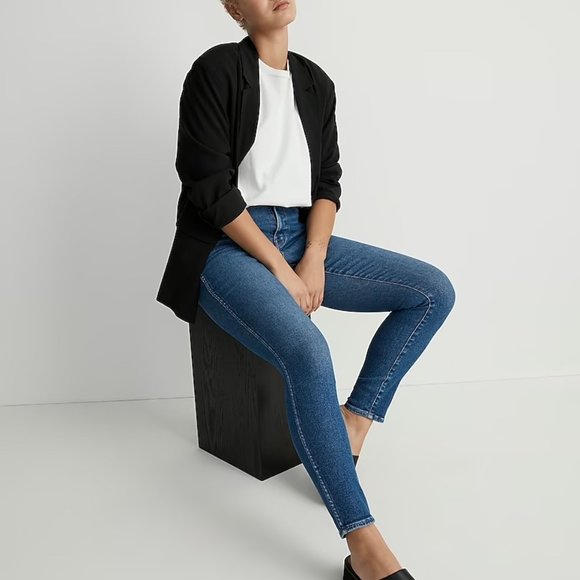 Madewell Curvy 10" High-Rise Skinny Jeans in Eardley Wash Size 28 - Picture 2 of 12